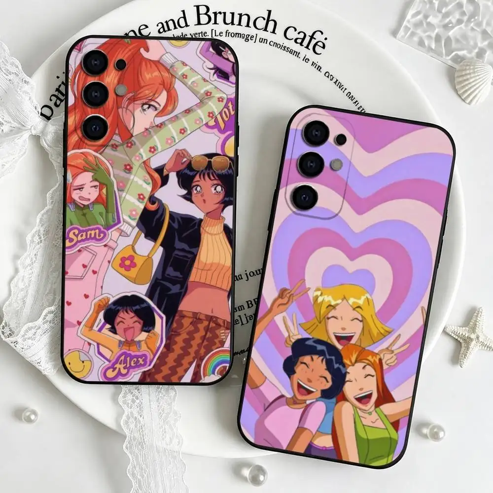 Cool gIrl Totally S-Spies Phone Case For Samsung S25,S24,S21,S22,S23,S30,Ultra,S20,Plus,Fe,Soft Silicone Black Cover