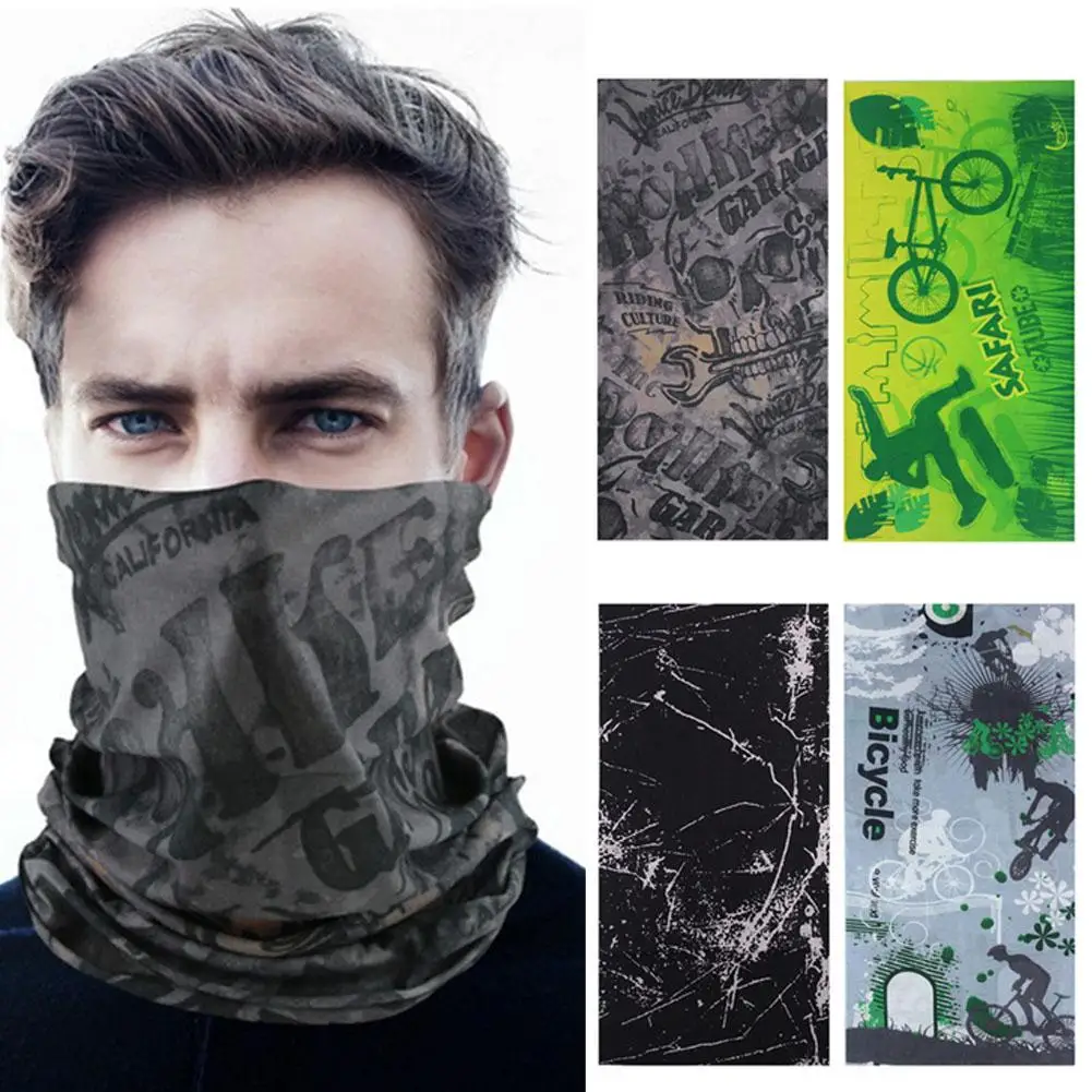 Unisex Seamless Bandanas Plaid Design Cycling Face Mask For Women Men Riding Head Scarf Sports Buffs Balaclava Baff