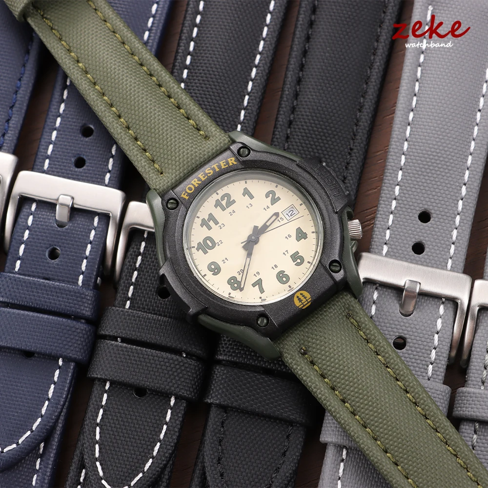 Premium Sailcloth Watch Band for Blancpain Straps 18mm 19mm 21mm 20mm 22mm Waterproof Canvas Nylon Quick Release Bracelet Belt image 5