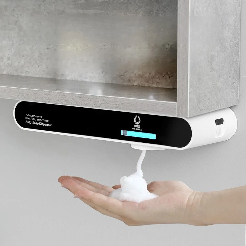 Charging Automatic Hand Sanitizer Machine Wall Hanging Foam Liquid Soap Dispensers Space Saving Dispenser Home Bathroom Fixture