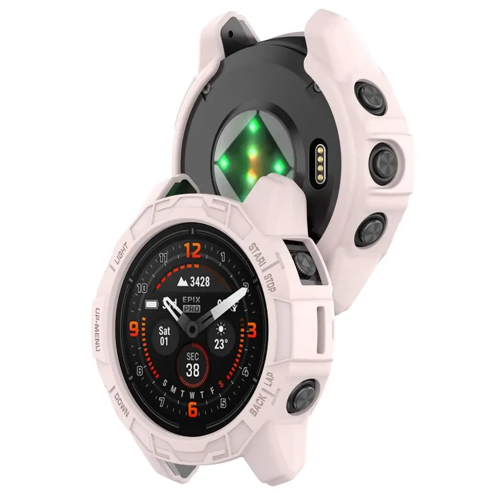 Custodia protettiva da 47 mm Telaio TPU Edge Shell Paraurti Protezione morbida per schermo per Garmin Epix Pro 47MM/Fenix 7 Pro/Fenix 7 Smart Watch