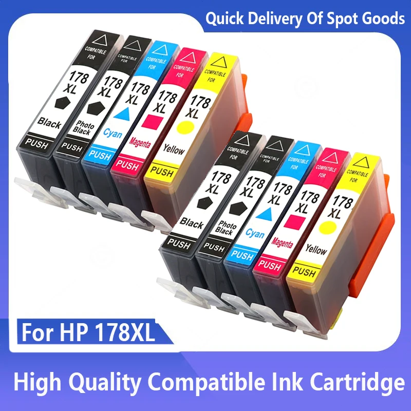 178XL Compatible Ink Cartridge Replacement for HP 178 XL Photosmart 7515 5515 B109a B209 B210 3070A 3520 7510 Printer