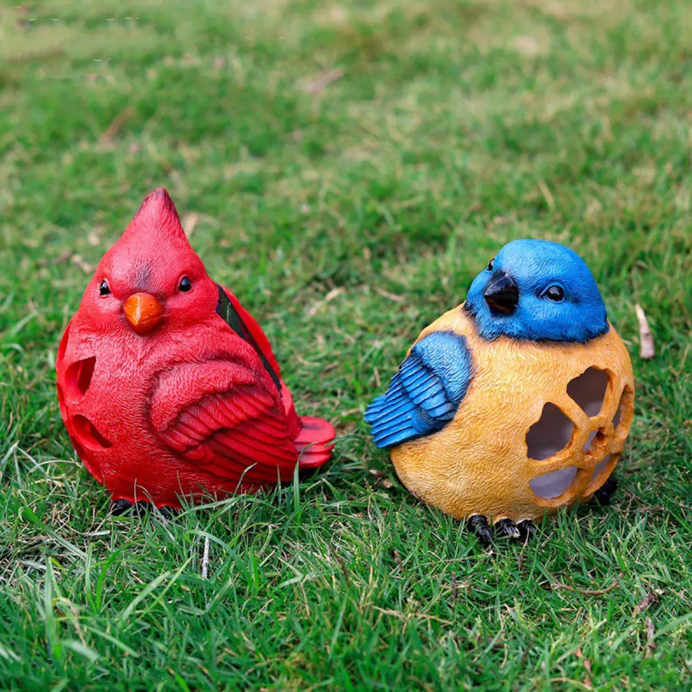 

1pc Solar Powered Bird Shaped Outdoor Light Garden Lawn Decor Creative Solar Lights For Yard Garden Pathway Decoration