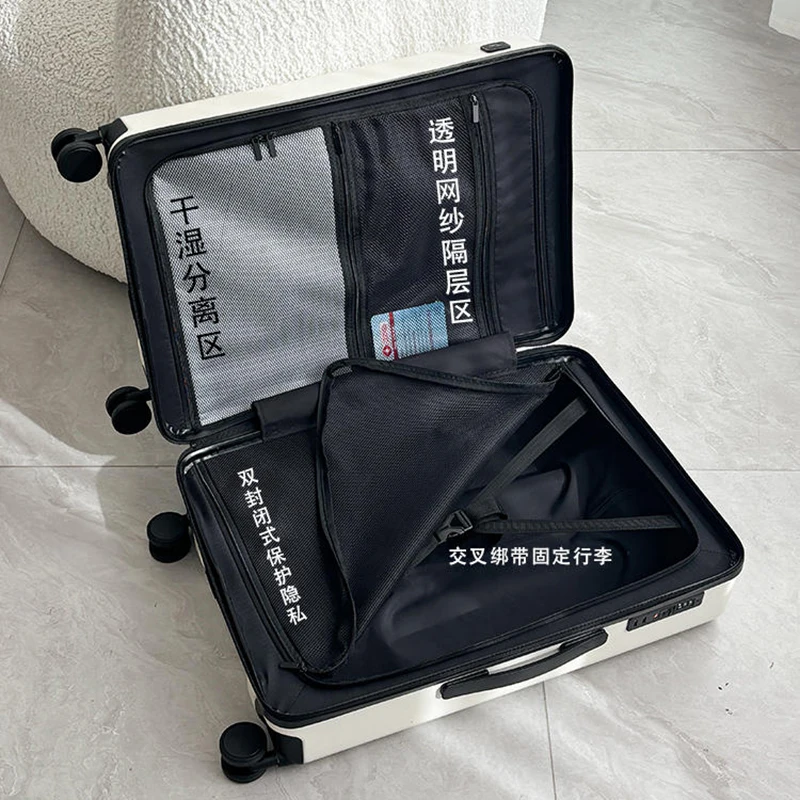 High appearance horizontal pull bar luggage Women\'s new suitcase 20 \