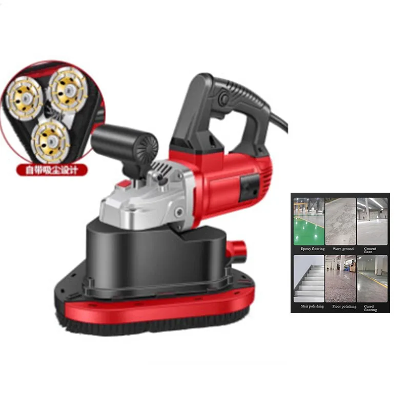신형 3헤드 연마기 콘크리트 시멘트 바닥 연마기 에폭시 바닥 연마기 바닥 연마기