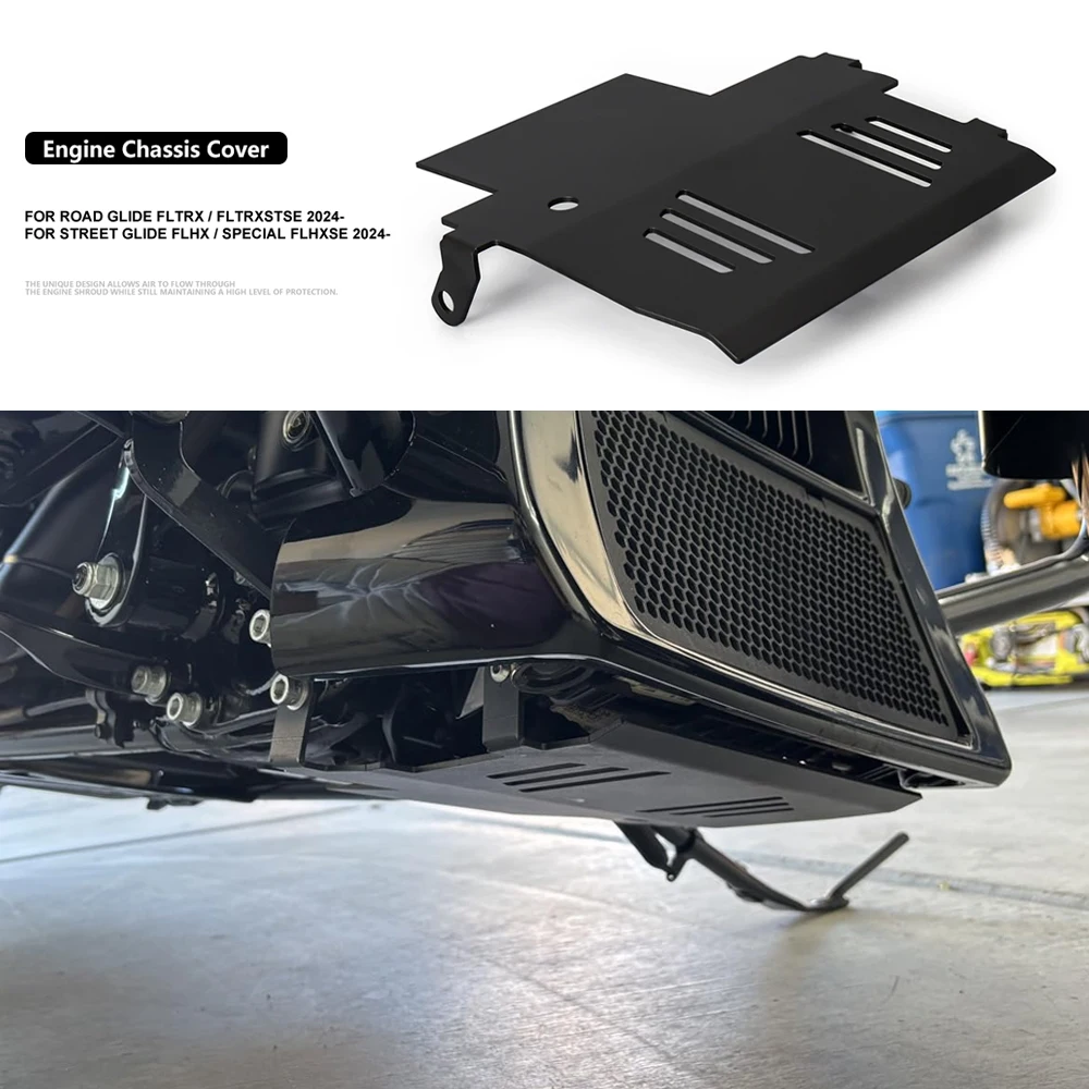 

For CVO Road Glide FLTRXSE 2024 2025 New Motorcycle Accessories Street Glide FLHX Skid Plate Lower Engine Chassis Protector