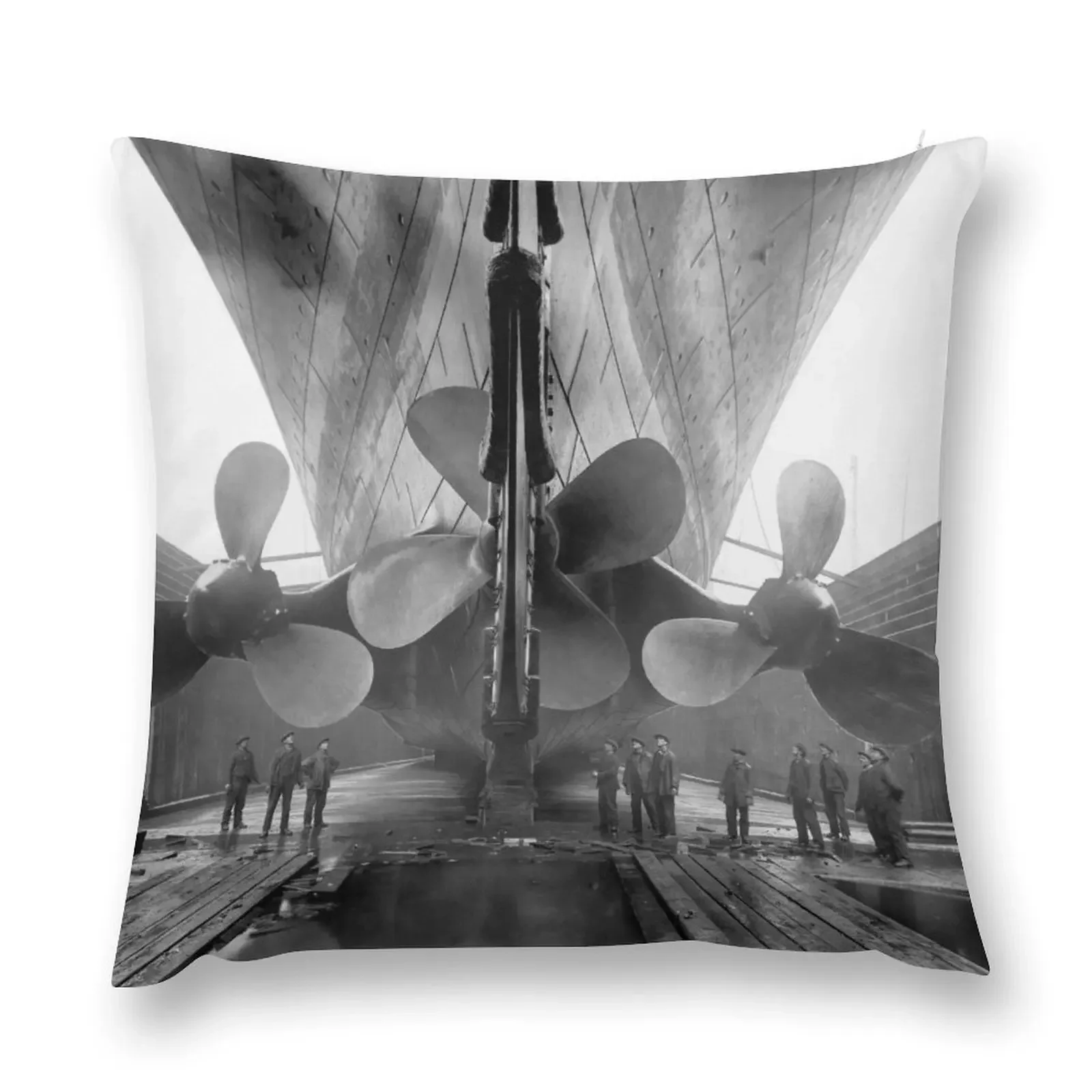 Titanic’s Propellers Throw Pillow Bed pillowcases Sofa Covers For Living Room pillow