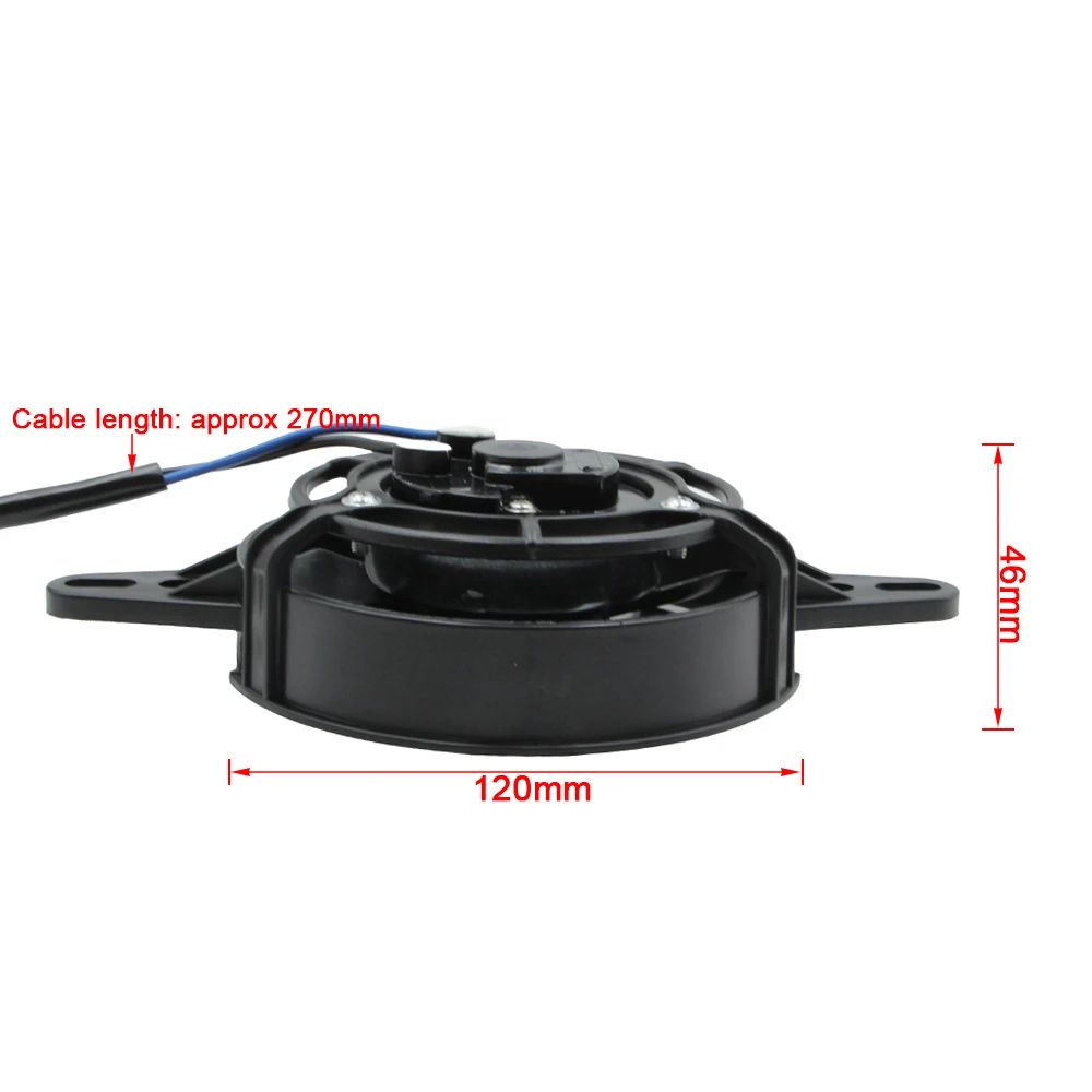 Motorcycle Cooling Fan Oil Cooler Electric Radiator Engine Fit for 150cc 200cc 250cc ATV Quad Go Kart Buggy Motocross