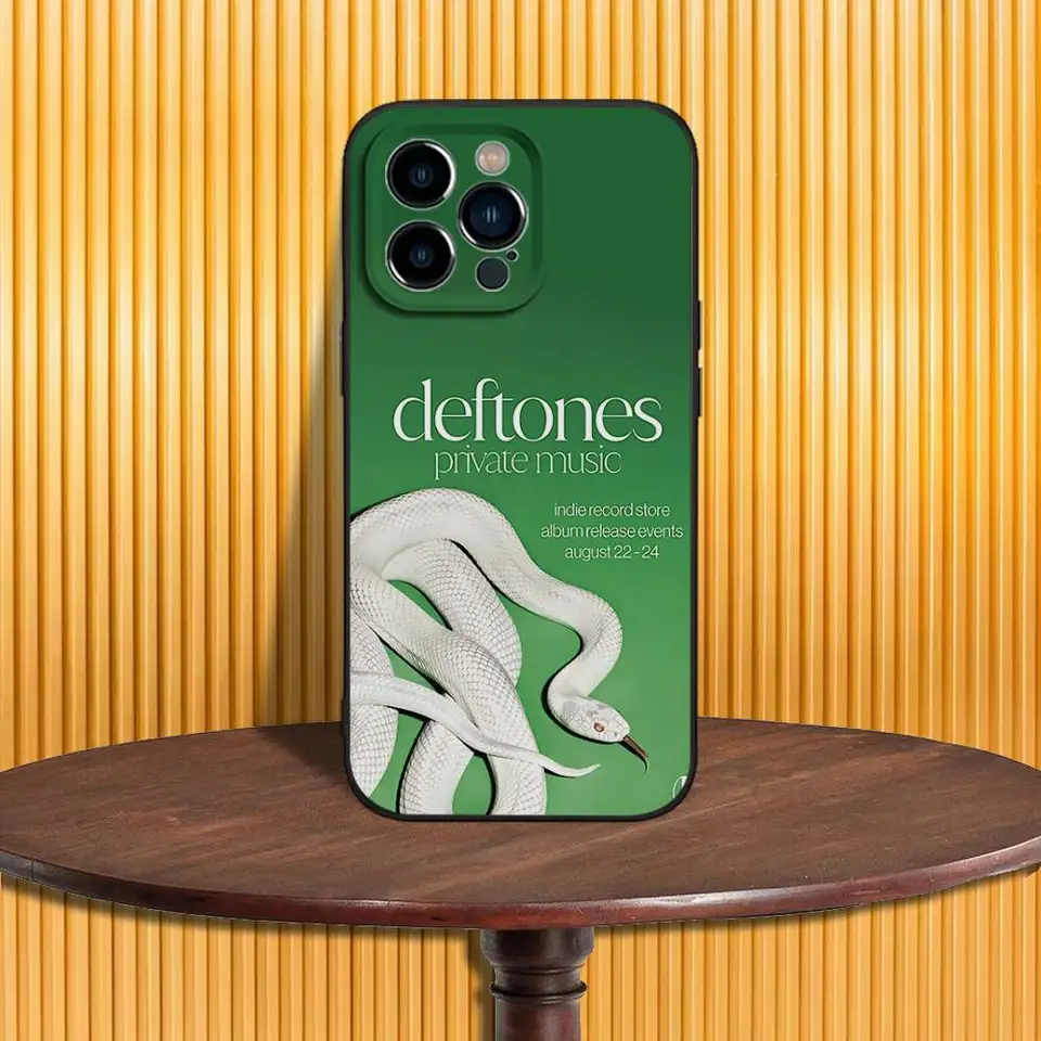 Private Music D-Deftones Phone Case For iPhone  16,15,14,13,12,11,Pro,Max,Plus,X,XS,SE4,E,Mini,Soft Black Case - AliExpress  202192403