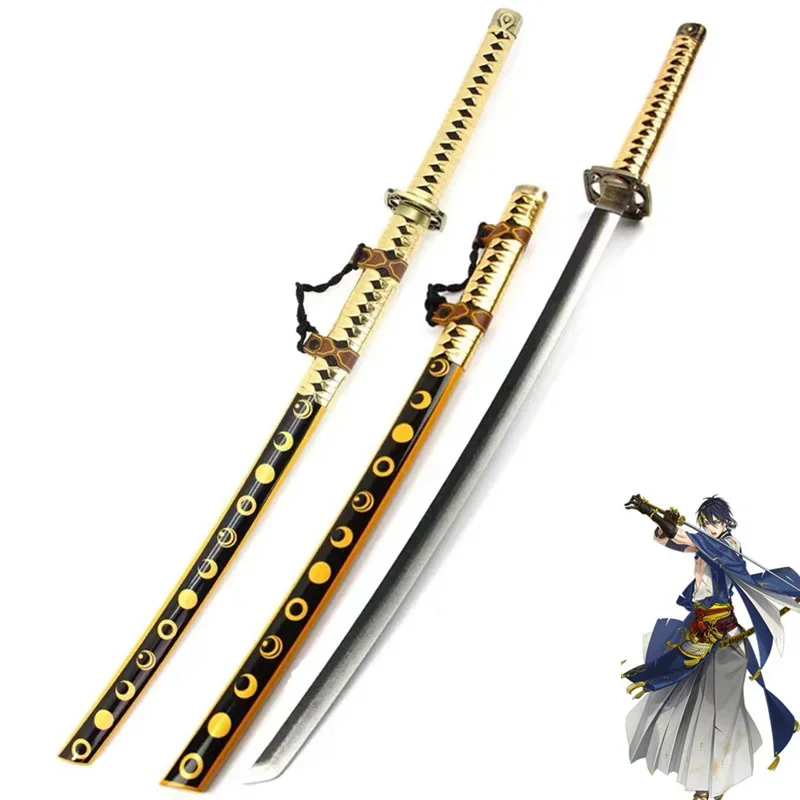 

Touken Ranbu Mikazuki Munechika Sword 104cm Wooden Anime Game Periphery Samurai Sword Model for Cosplay Accessories Toys Boys