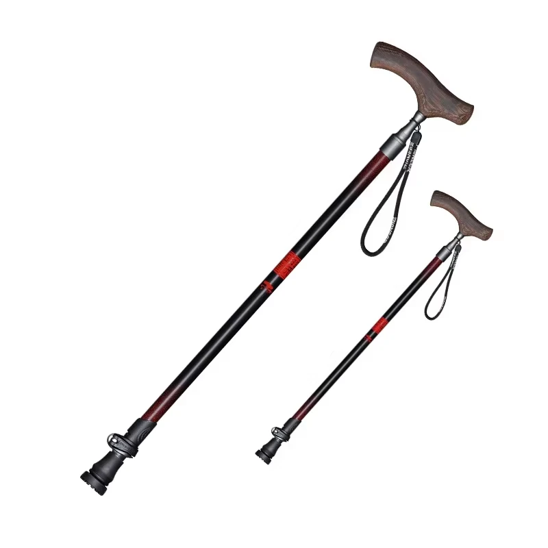 Adjustable T-Handle Walking Stick for Hiking
