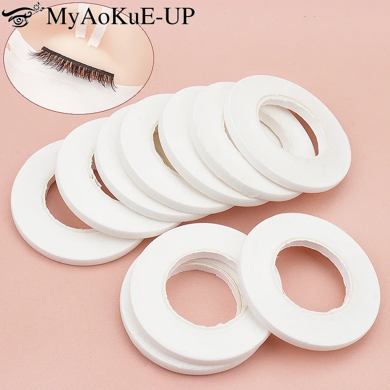 10pcs Eyelash Extension Micropore Tape Breathable Medical Under Lash Patches Mini Japan Tapes Paper Eye Stickers Makeup Tools