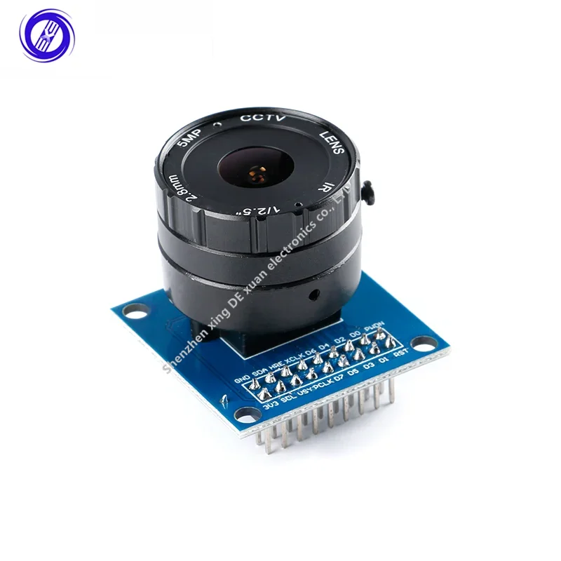 Módulo de cámara OV7670, adaptador Universal CS Macro ajustable de 3,3 V, Sensor de imagen, interfaz SCCB IIC I2C, RwRGB RGB YUV YCbCr Out, 1 Uds.