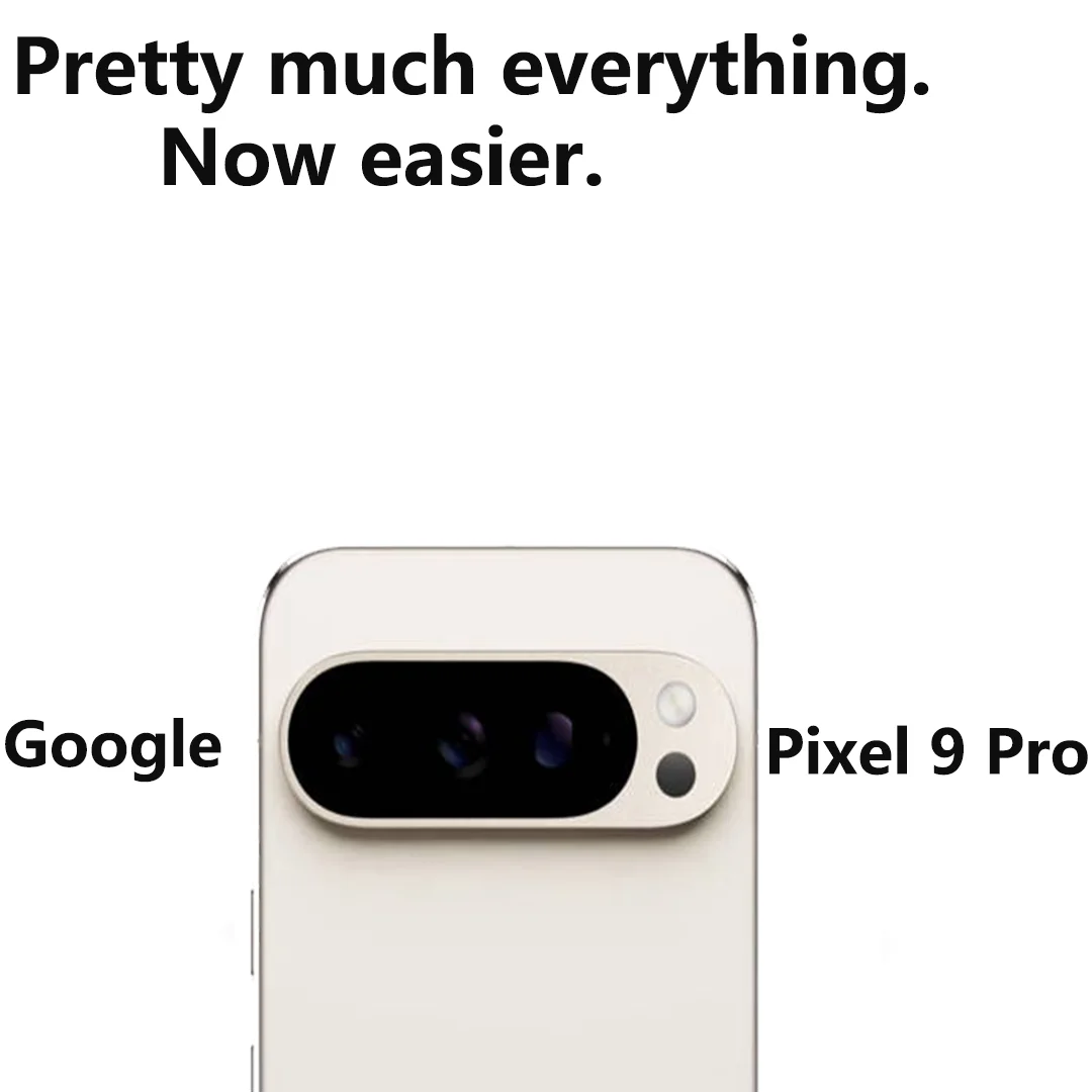 هاتف ذكي Google Pixel 9 Pro ، Google Tensor G4 ، 16GB RAM ، NFC ، 50 MP ، OLED ، Hz ، 47 W ، IP68 ، نسخة عالمية