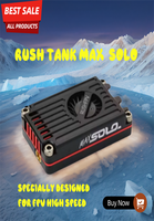 RUSH TANK MAX SOLO 5.8GHz 2.5W VTX - 48CH High Power Video Transmitter with   for FPV Drone RC Aircraft Long Range Signal stabil