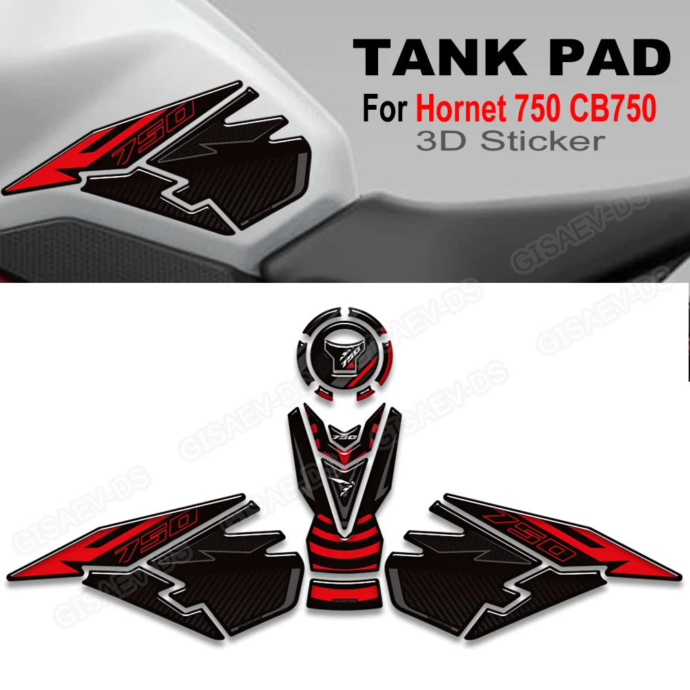 

Motorcycle Accessories Fuel Tank Pad Protector Covers Waterproof 3D Resin Stickers Kit For Hornet 750 CB750 CB 750 2023-2026