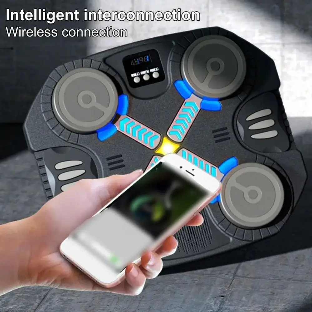 

Bluetooth Connection Smart Music Boxing Machine Noise Reduction Wall Mounted Boxing Electronic Target Volume Adjustment