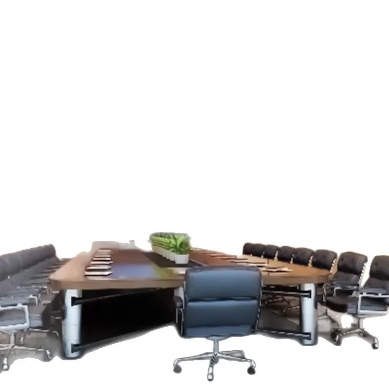 Office Furniture Conference Desk Conference Room Long Splicing Large Conference Table Complete Set