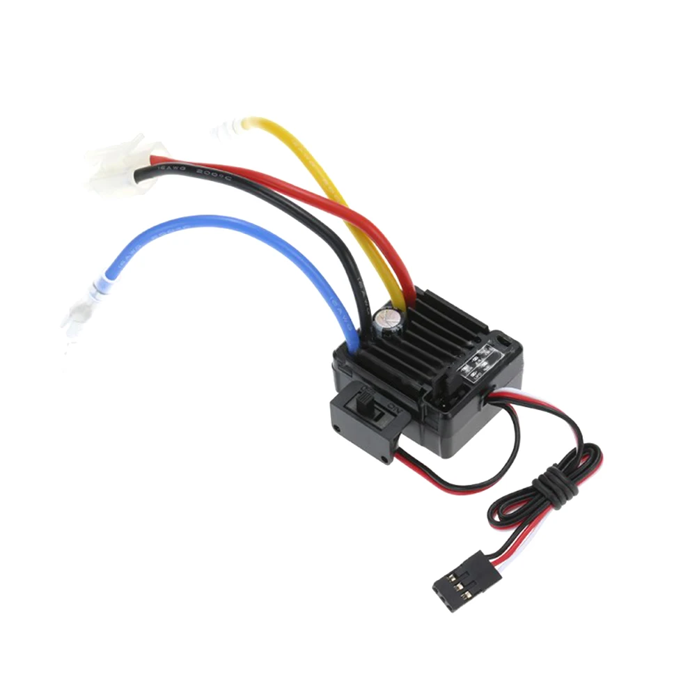 Quicrun 1060 60A Waterproof Brushed Esc Two-way Esc With Brake Compatible For Scx10 Remote Control Climbing Car Accessories