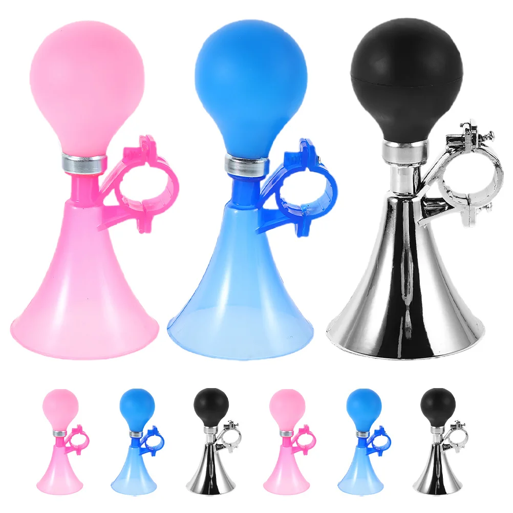 

9Pcs Bicycle Air Horn Loud Sound Bike Bugle Horn Handlebar Bell Cycling Safety Alert for Outdoor Ride