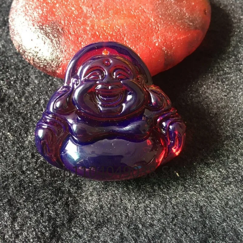 Honey Wax Maitreya Buddha Pendant Floating Water Fluorescent Big Belly Buddha Honey Wax Pendant Couple Style