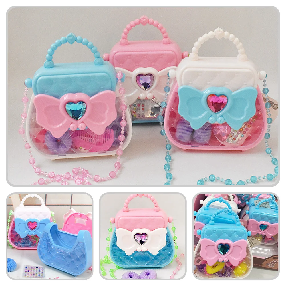 مجموعة واحدة من مكياج لعب الأدوار للأطفال، مواد آمنة عالية الجودة، مجموعة أدوات التجميل التظاهري تشجع اللعب الخيالي المعرفي