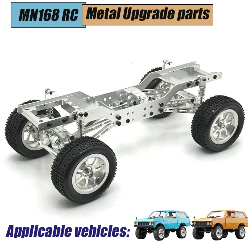 Metall Mn168 Upgrade Teile Metall 370 Motor Getriebe Metall Silber Teile 1/12 RC Auto Upgrade Teil Auto Zubehör Rc Werkzeuge