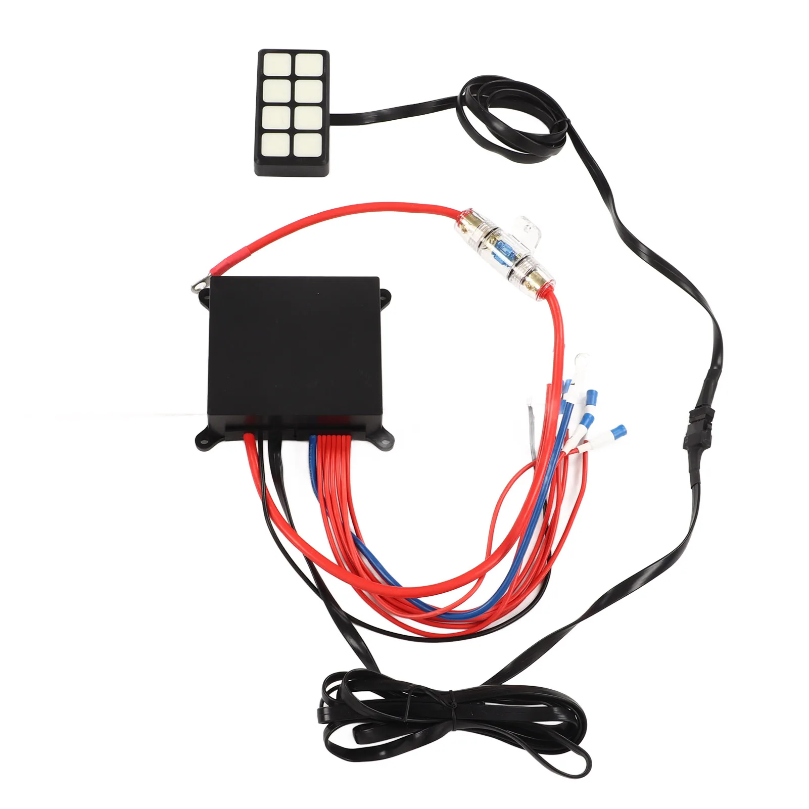 

8 Gang Switch Panel Automatic Dimmable Circuit Power Control Relay System Button Pod Touch Switch Panel Box for Truck ATV UTV