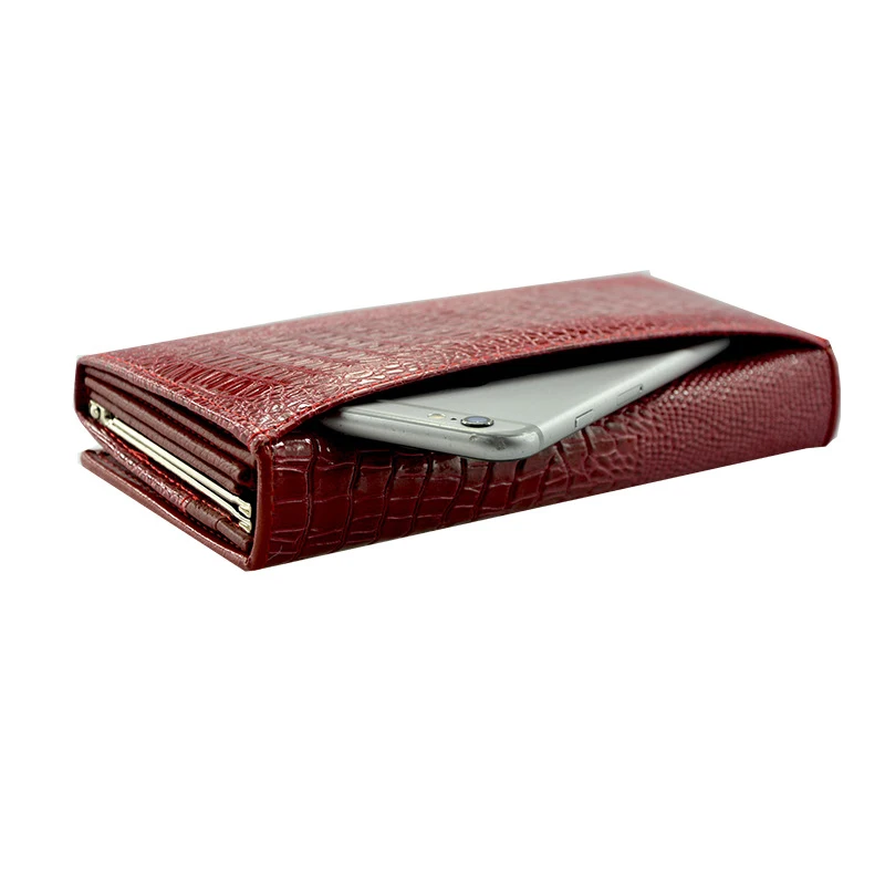 Fashion New Genuine Leather ladies long section clutch Coin Purses wallet card holders wallets for women brand quality