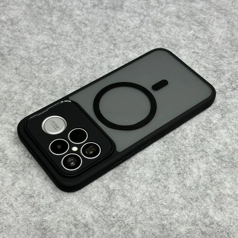 حافظة لهاتف POCO F8 Pro غطاء حماية عدسة أكريليك فاخر مغناطيسي متجمد لهاتف POCO F 8 Pro Ultra مقاوم للصدمات Funda