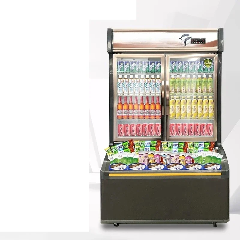 

ls 04Refrigerated frozen supermarket vertical ice cream ice cream beverage fresh display cabinet