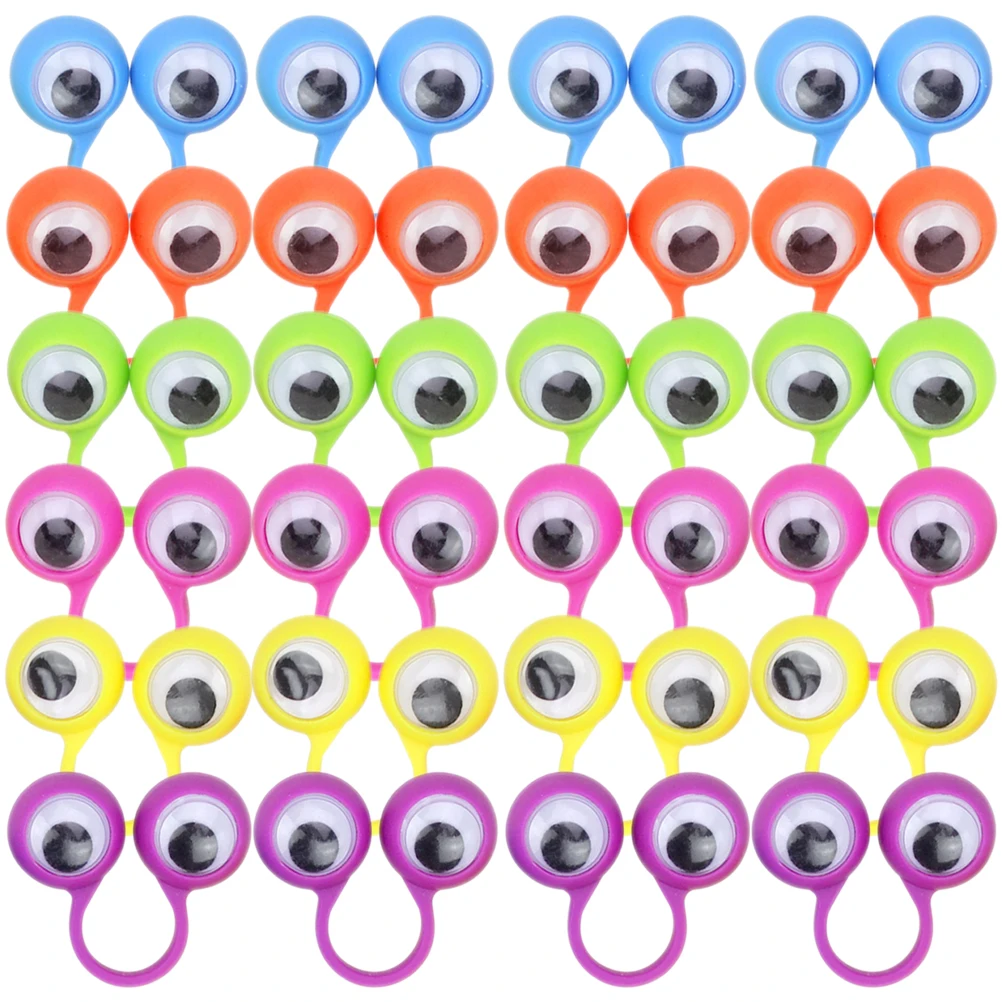 Małe zabawki dla dzieci kukiełkowe kukiełkowe kukiełki dla dzieci plastikowa zabawka Googly pierścienie oczy gałki oczne małe sztuczne środkowe dłonie