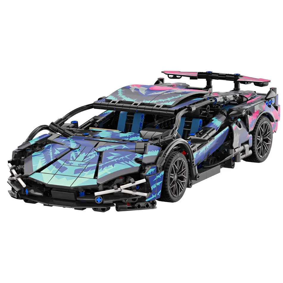 

Lambo Cyber Compatible LEGO Building Block Toy Remote Control Sports Car Technology Trendy Toy Model Assembly Building Block