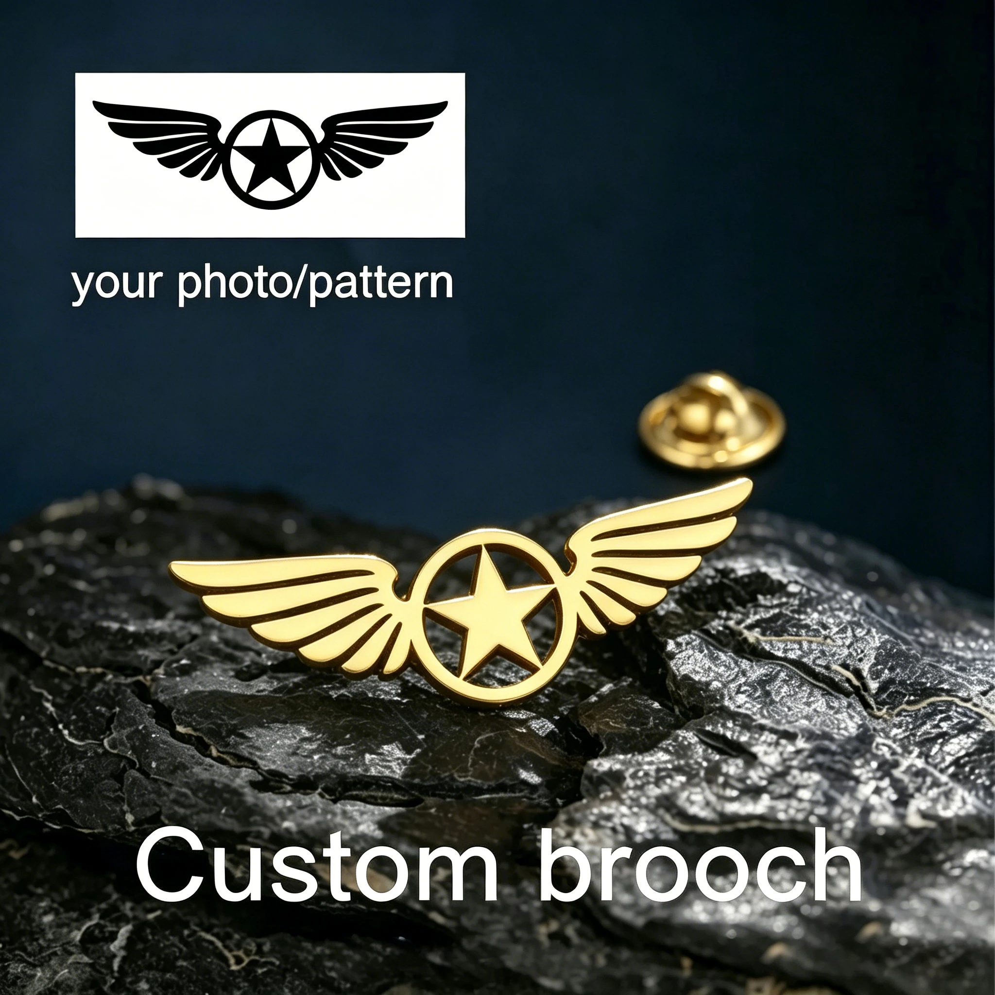 

Customize Any Pattern Logo or Event Brooch Badge Design Production Wholesale Service Fast Worldwide Shipping Bulk Orders Welcome