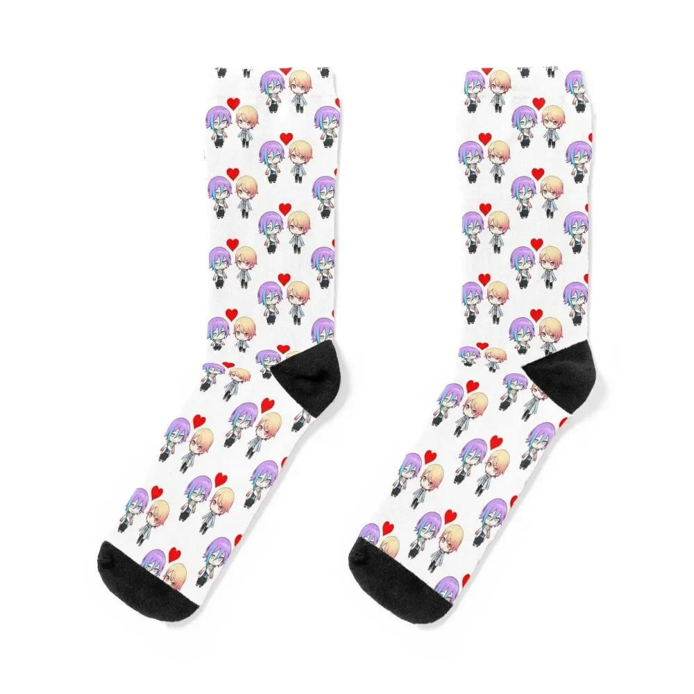 

rui kamishiro tenma tsukasa in love project sekai ruikasa Socks retro christmas gifts christmas gift Ladies Socks Men's