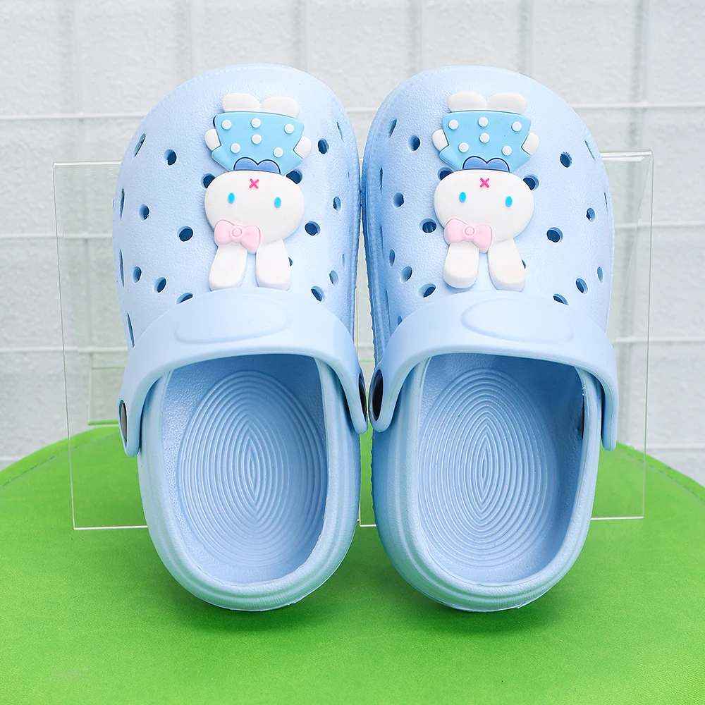 Children\'S Cartoon Anti-Slip Outdoor Shoes Soft Slippers Boys and Girls Bathroom Slippers Super Cute Baby Home Hole Shoes