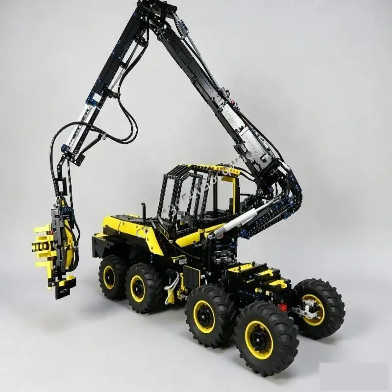 4263Parts MOC Forest Harvester Machine Model Custom Puzzle DIY Creative Assembly Educational Collection Toy Gift Building Blocks