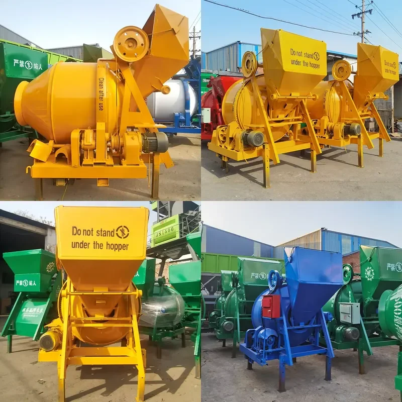 

Industrial Machinery JZC 500L Advanced Self-loading Concrete Mixer With Self-discharging Feed Mobile Concrete Mixer