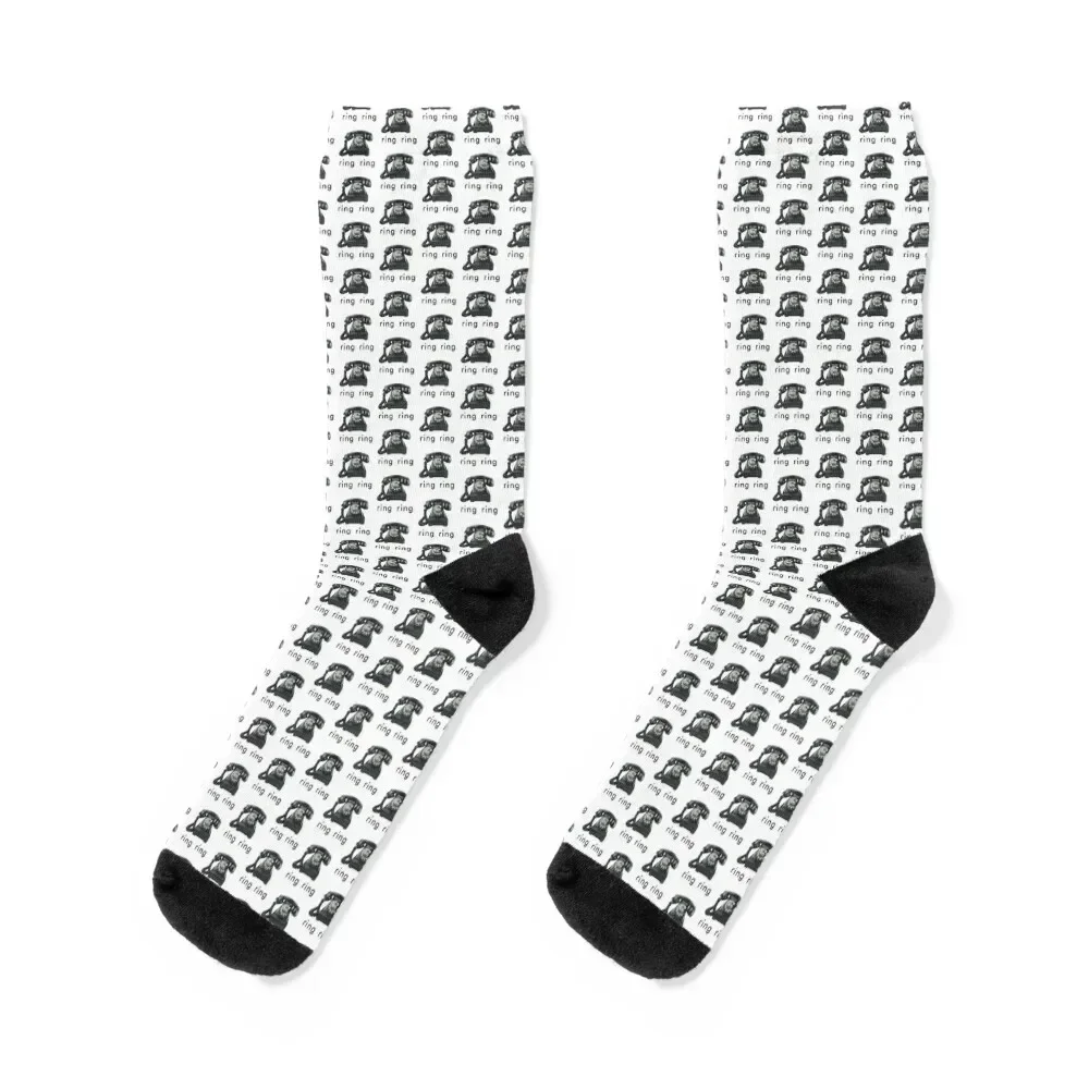 

Ring Ring ...it's for you! Socks cool hiphop ankle cute Men's Socks Luxury Women's