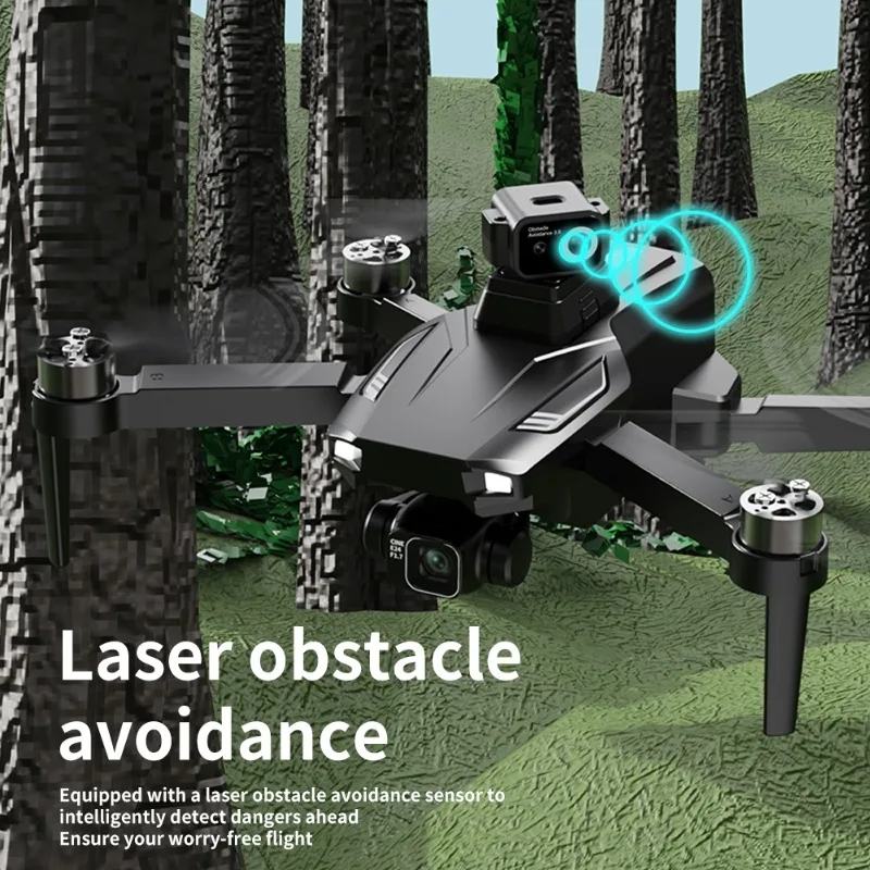 F204 드론 5.5인치 화면 3축 짐벌 전문가용 8K HD 카메라 장애물 회피 브러시리스 5G 드론 RC 쿼드콥터 GPS 장난감