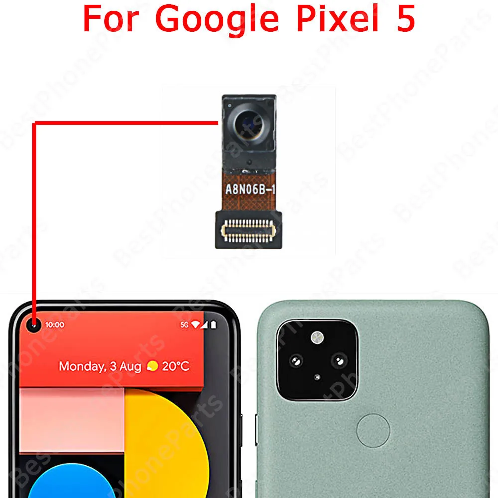 Camera Module For Google Pixel 4 XL 4a 5 5a 5G Backside Selfie Front Rear Back View Camera Flex Replacement Spare Parts