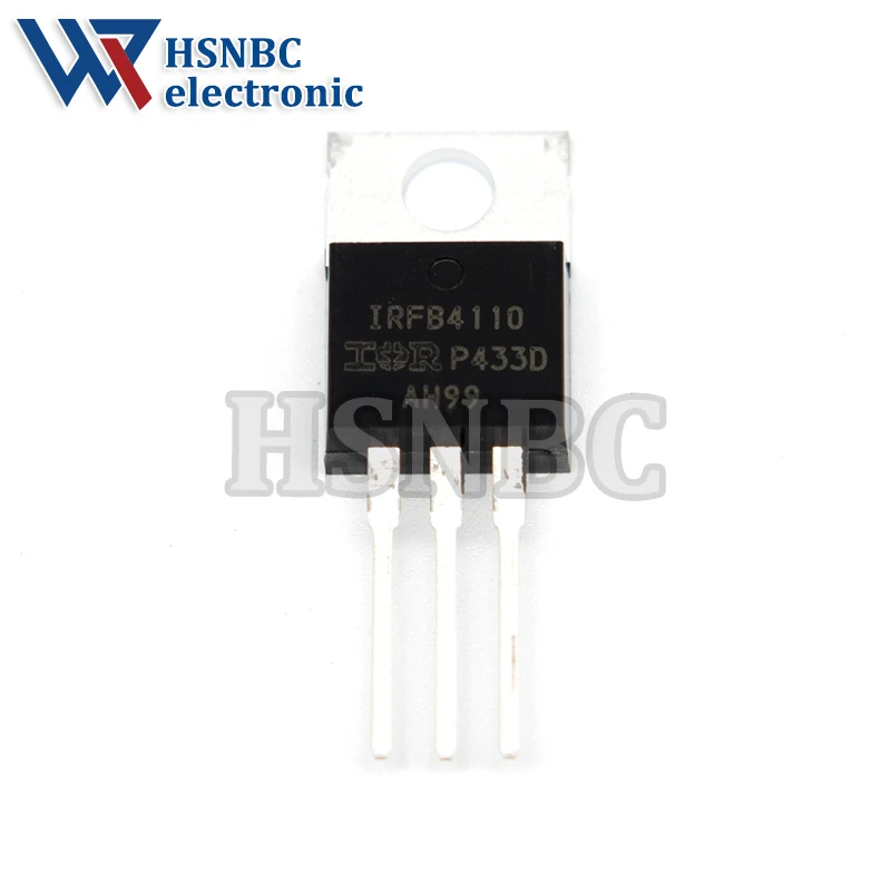 10PCS IRFB4110 IRFB4110PBF FB4110 TO-220 180A 100V N-Channel Power MOSFET Transistor 100% New Original