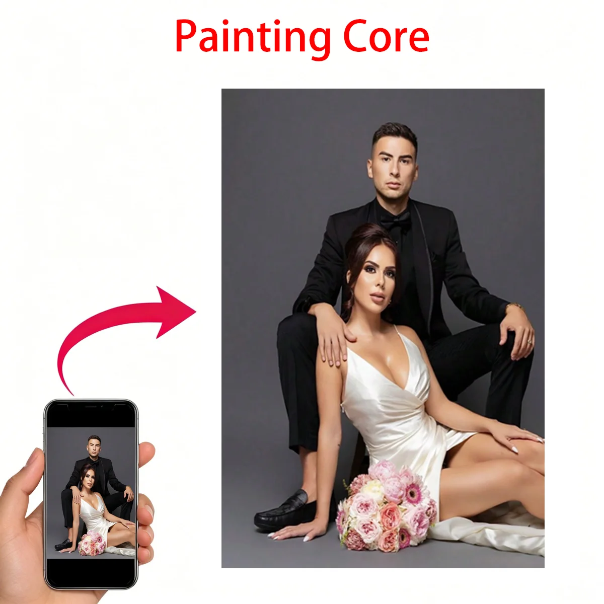 Custom Photo Canvas Prints HD Print Personalized Large Size Wall Art Unique Art Home Decor for Luxury Interior Living Room