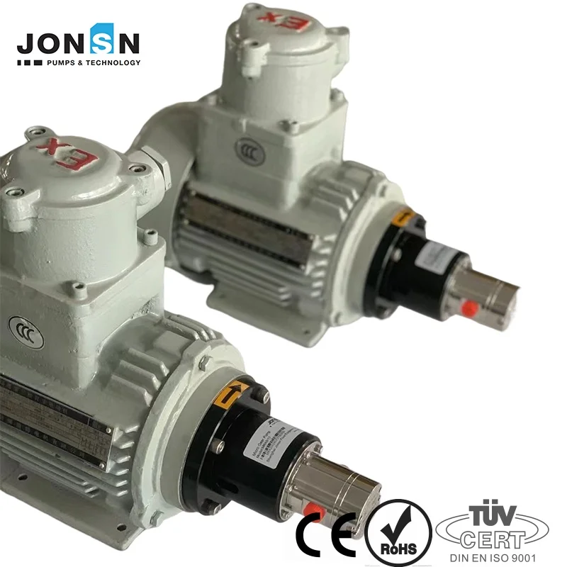316L Stainless Steel Leakage Proof Metering Pump Micro Magnetic Drive Gear Pump With Motor For Coffee Machine Printer