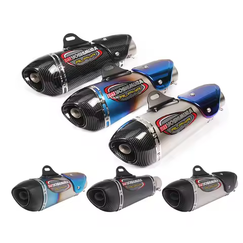 Universal 51mm motorcycle exhaust alpha muffler for R3 MT07 FZ1 R6 R15 ZX6R ZX10 Z900 Z400 1000 CBR1000 GSXR1000 with DB killer