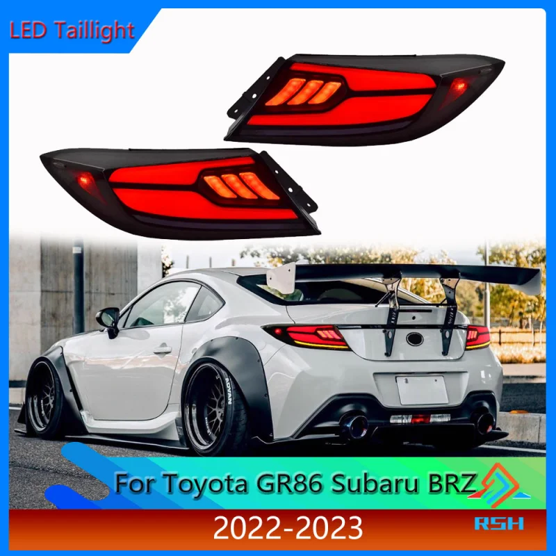 

Сборка заднего фонаря для Toyota GR86, Subaru BRZ, модифицированный светодиодный фонарь, стоп-сигнал, задний ход, поворотник, задний фонарь
