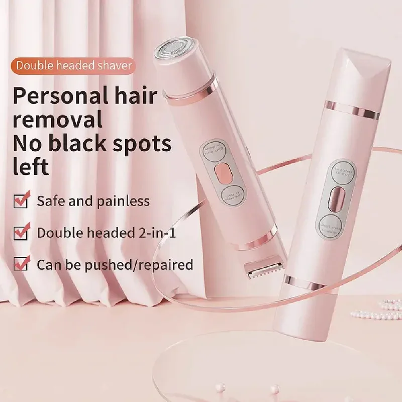 Electric hair trimmer for women 2-in-1 Electric razor Body hair trimming tools Hair removal tools Body shaver