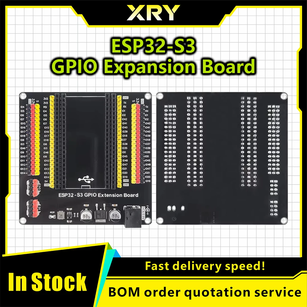 XRY lacas de expansión ESP32-S3 GPIO Pines IO digitales Placas de desarrollo ESP32 IOT alimentadas por CC IoT development board