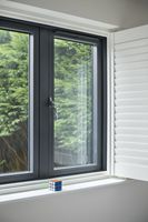 Villa Home Windows Manual New Design Double Glazing French Swing Window Metal Framed Thermal Break Aluminum Casement Windows