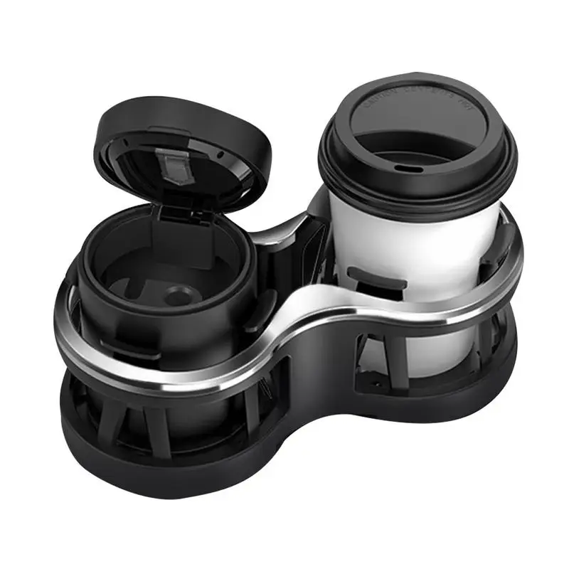 Car Dual Cup Holder Multifunctional Cup Holder With Adjustable Mounting Base Cup Holder Car Water Bottle Holder For Vehicle